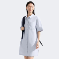 【The North Face 官方旗艦】北面女款灰色DWR防潑水多口袋休閒裙子｜8C570TI