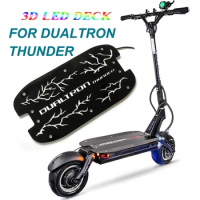 Customized Pedal Electric Skateboard Protective Cover 3D LED Acrylic Deck Cover For Dualtron Thunder Scooter Accessories