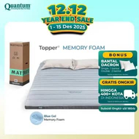 Quantum Mattress Topper Memory Foam 6.5cm Kasur Springbed Spring Bed 120 x 200