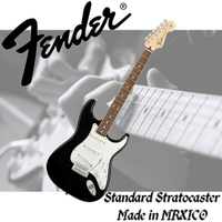 【非凡樂器】Fender Standard Stratocaster mexico 電吉他【原廠保固/黑色】墨西哥廠