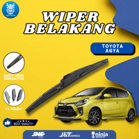 Wiper Belakang Rear Wiper Blade 1PCS Lengkap dengan 3 Adaptor Untuk Mobil Toyota Agya