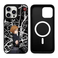 Anime SHIBUYA iPhone 11 12 13 14 15 Pro Max Mirror Surface MagSafe Case Cover Shell