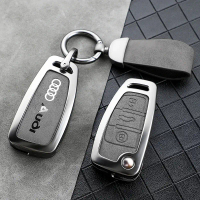 เคสกุญแจรถสำหรับ Audi C5 C6 R8 A1 A3 A4 A5 A6 A7 Q3 Q5 Q7 S6 B6 B7 B8 8P 8V 8L TT RS RS3 S3 Sline อุ