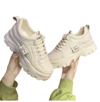 Doa Ibu Shoes - Sepatu Sneakers Wanita Casual Korean Style Terbaru 2023 Uplin S15 Hitam Putih Kasual