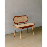kursi bench rotan jati minimalis