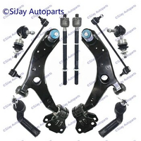 Front Control Arm Ball Joint Tie Rod Sway Bar End Link Suspension Kit For Mazda 3 2010-13 (excluding MAZDASPEED Models)