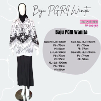 BAJU BATIK PGRI WANITA MODEL TERBARU FURING | TERLARIS | SERAGAM PGRI Atasan