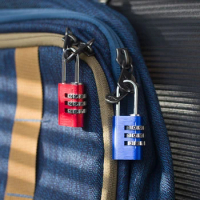 Small Rounded Aluminum Password Lock Combination Lock For Travel Luggage Suitcase Anti-theft Code Padlock Customs Code Lock