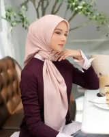 Heaven Lights - Voal Plain - Hijab Voal Polos Segi Empat Amber Light