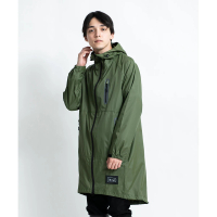 【KIU】空氣感雨衣 時尚防水風衣 男女適用(116906 軍綠色)