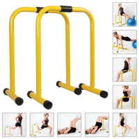 Parallel Bars Adjustable Height Push Up Dip Station Tall Parallettes for Handstands Calisthenics Crossfit Gymnastics &amp; Training