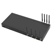 4G LTE multi wan port proxy gateway server 4 ports voip gsm gateway bulk sms modem multiple IP network router