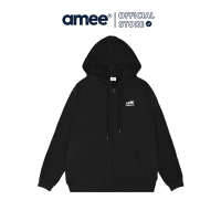 Áo Hoodie Zip Nỉ 2 Da Chống Nắng Tốt Có Túi Trong Form Rộng Amee Studio Dành Cho Nam Nữ/ Star Connec