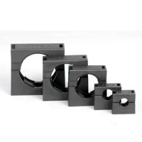 Conduit Support Surface Mounting Clamps for black ad PVC Waved Flexible Tubings AD21.2 1/2 Inch Corrugated Pipe AD10 AD13 AD15.8