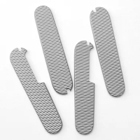 Titanium Alloy Folding Knife Handle Grip Patches for 91MM Victorinox Swiss Army Knives Scales DIY Make Replace Accessories Part