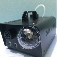 三合一魔球LED變色煙霧機 燈光舞台煙機500W 雙開關恆溫噴霧發生器優化版