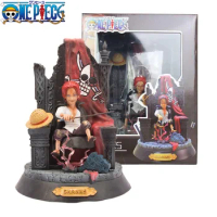 23CM One Piece Shanks Figure Film Red Yonko Red Hair Shanks Action Figure PVC Statue Figurine Model Decoration Toys Gifts
