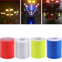 5cm*300cm Motorcycle Reflective Safety Warning Sticker for Honda Stickers Xmax 125 Cbr Honda Sh 125 Xmax 300 Accessories