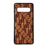 Casing Custom Case Samsung S10 Case Softcase Motif Batik Bunga 12