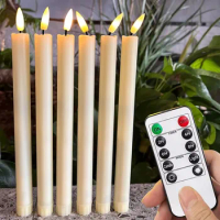 120pcs Flameless Candles Flickering with Remote Battery Operated Led Warm 3D Wick Light Pack of Christmas Home Wedding Decor