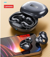 Lenovo/联想X20夹耳式蓝牙耳机骨传导空气传导耳夹式运动不入耳 全館免運
