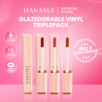 Hanasui Glazedorable Vinyl Stain - Plumpy Glazed Lips Vibrant Colour Technology Hydrating Moisturizi