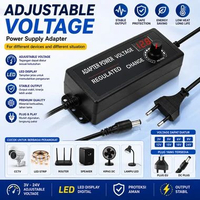 Adaptor Power AC 100-240V To DC 3V 5V 6V 9V 12V 15V 18V 24V 3A Adjustable Power Supply Adapter High 
