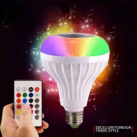 LAMPU MUSIC LED RGB SPEAKER LAMPU LED BLUETOOTH WIRELESS