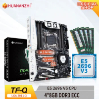 HUANANZHI X99 TF Q LGA 2011-3 XEON X99 Motherboard with Intel XEON E5 2696 v3 with 4*8G DDR3 RECC me