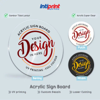 Akrilik Merek Usaha /I Acrylic Sign Board I Signage Akrilik Papan Nama Custom / Akrilik Plang Merk
