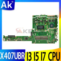 Shenzhen Mainboard FOR ASUS X407UAR X407UBR X407UA A407 Laptop Motherboard With I3-I5-I7-7th or 8th Gen UMA PM 100%