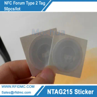 50pcs NTAG215 chip NTAG215 lable for All NFC enabled devices