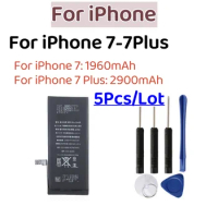 5Pcs/Lot FOR Zero-cycle High-quality Rechargeable Batterie For iPhone 7 7 Plus iPhone 7 Plus iPhone 7 Replacement Battery+ Tools