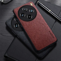 Case For Vivo X100 Pro 5G Simple Design Luxury Leather Business Cover For Vivo x100 pro 5g Case