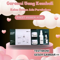 Paket Komplit Vioskin Anti Acne Jerawat Serum Cream Krim Facial Wash Sabun Kulit Sensitif Sudah BPOM