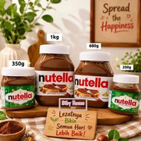 SELAI COKLAT NUTELLA 1 KG / NUTELLA Hazelnut spread1000gr/ 680 gr / 350 gr/200 gr PROMO HALAL MUI 35