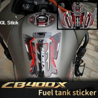 3D Motorcycle Anti-skid Protection Sticker for Honda CB400X CB 400X Fuel Tank Protection Stickers Decals Motorcycle Accessories