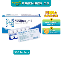 Neurobion 500 Tablets EXP:09/2026 [ Vitamin B1 B6 B12, FARMASI CS ]