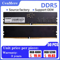 CeaMere DDR5 50 PCS memory wholesale memoriam ddr5 8G,16G,32G,4800Mhz, 5200Mhz, RAM 288pin,1.1V PC desktop universal memory card