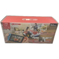 Collection Display Box For Mario Kart Live: Home Circuit/Switch/NS Game Storage Transparent Boxes TEP Shell Clear Collect Case