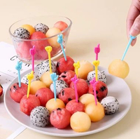 12 Hand Finger Food Pick / Tusukan Jari Tangan Hiasan Bento Bekal Anak