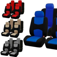 New 4 Color Universal Car Seat Covers Set Car for Auto SUV Truck Van Seat Back Cover