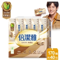 只到限7/21前結帳💡倍潔雅無漂白PEFC衛生紙 170抽*10包*4袋