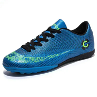 Men’s football boots CR7/Messi “Assassin” high-cut studs (AG), long length—suitable for matches and 