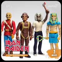 Super7 Iron Maiden Series 3.75-inch Anime Action Figure Retro Card Doll Collection Toy