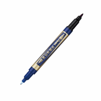 【文具通】Pentel ぺんてる 飛龍 N75W 雙頭 油性筆 麥克筆 奇異筆 藍 A1350058