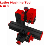 High Quality DIY Mini Lathe Machine 6 in 1, DIY Mini Micro Lathe Machine Tool 6 in 1, For Wood And Soft Metal