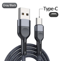 USB Type C Cable 5A Fast Charger Cord for Samsung Galaxy A12 S21 S20 S8 S9 S10 Note 9 8 10 20 Google Pixel 2 3 XL LG G7 V20 V30