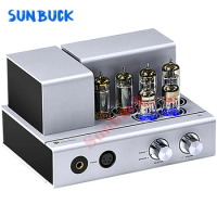 Sunbuck amp Bluetooth Class A 2.0 12W single-ended balanced Vacuum Tube Power Amplifier 6H2N 6P1 Vacuum Tube Power Amplifier