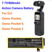 Cameron Sino 800mAh Action Camera Battery HB3 for DJI Osmo Pocket, Osmo Pocket II, Osmo Pocket 2